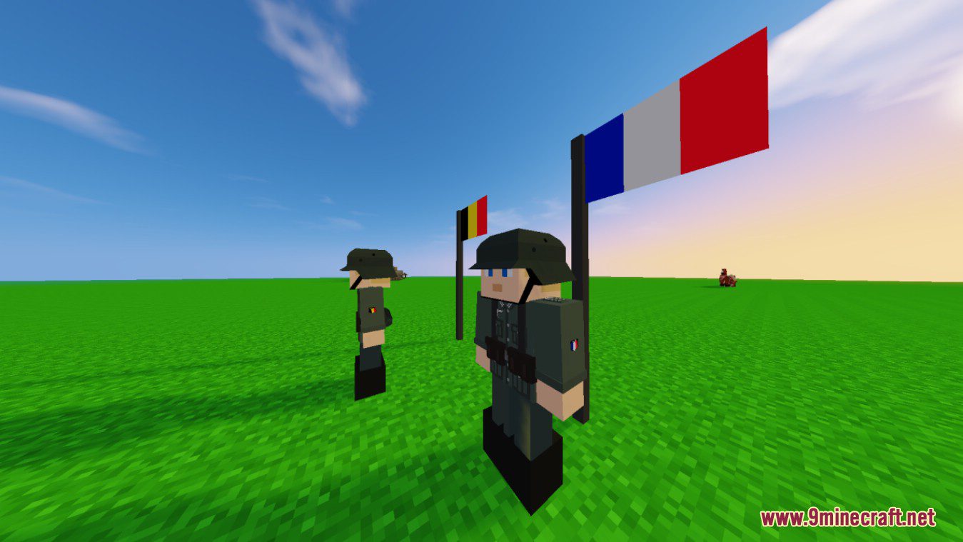 Flag Content Pack (1.7.10) – National Flags of Different Countries -  9Minecraft.Net