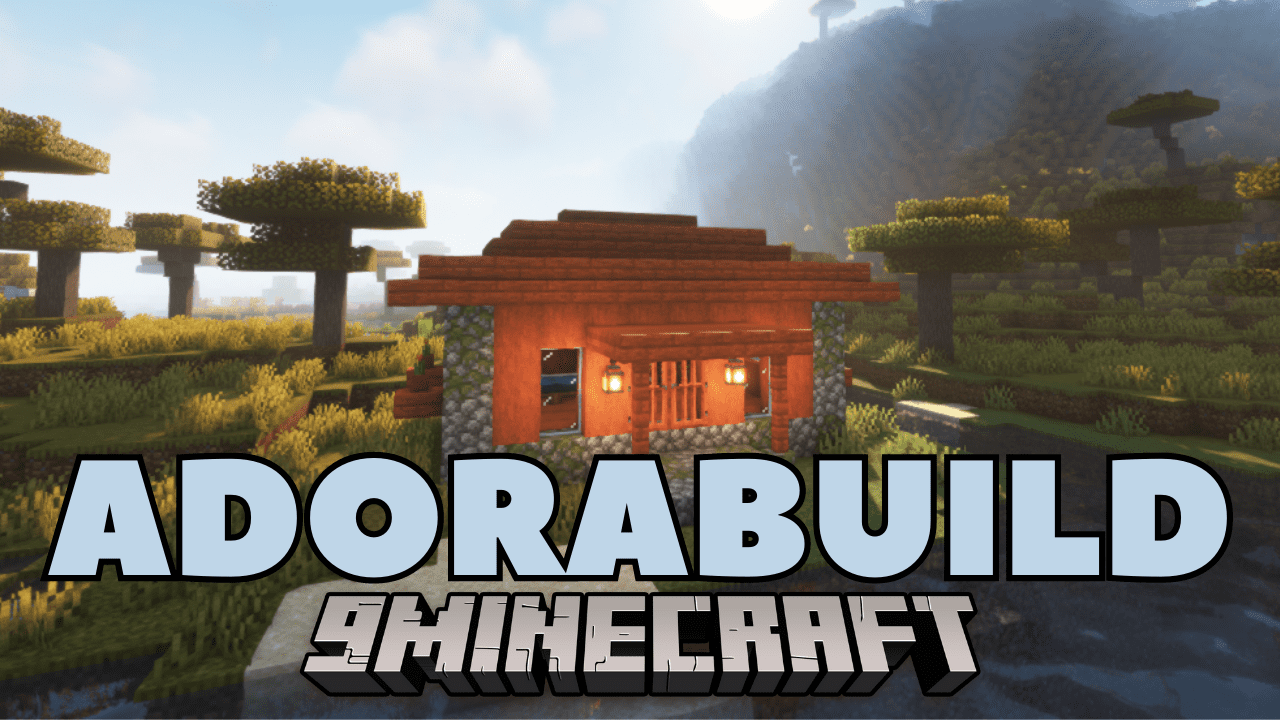 AdoraBuild Mod (1.21, 1.20.1) - Adds 50 Unique Structures - 9Minecraft.Net