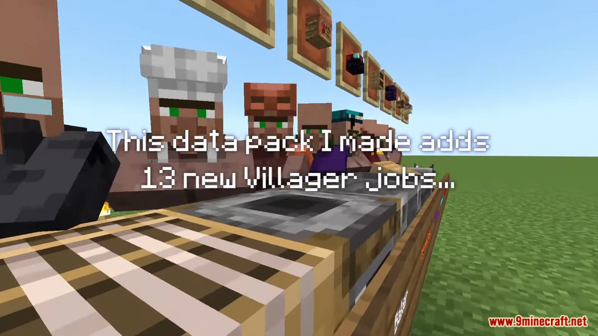 Minecraft gossip villagers datapack for Minecraft 1.19.4 / 1.20