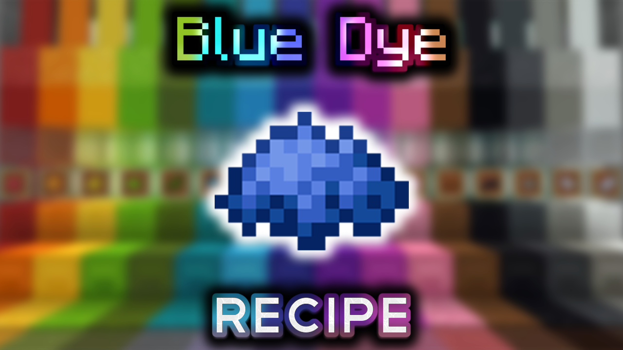 Light Blue Dye, Minecraft Wiki