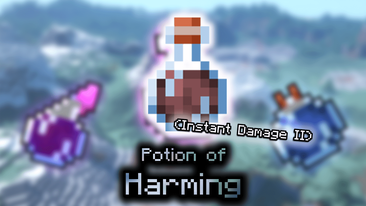 how to make potion of harming instant damage ii