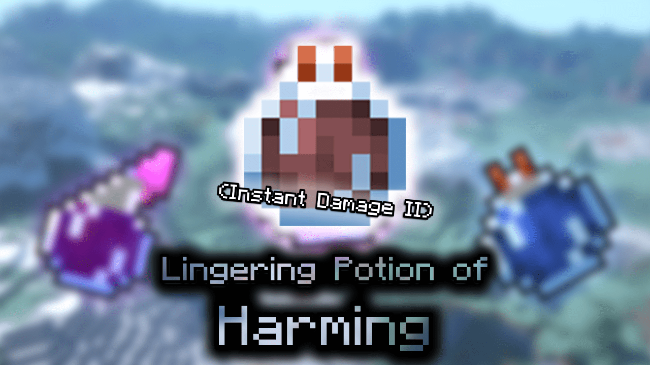 how to make 1 lingering potion of harming instant damage ii