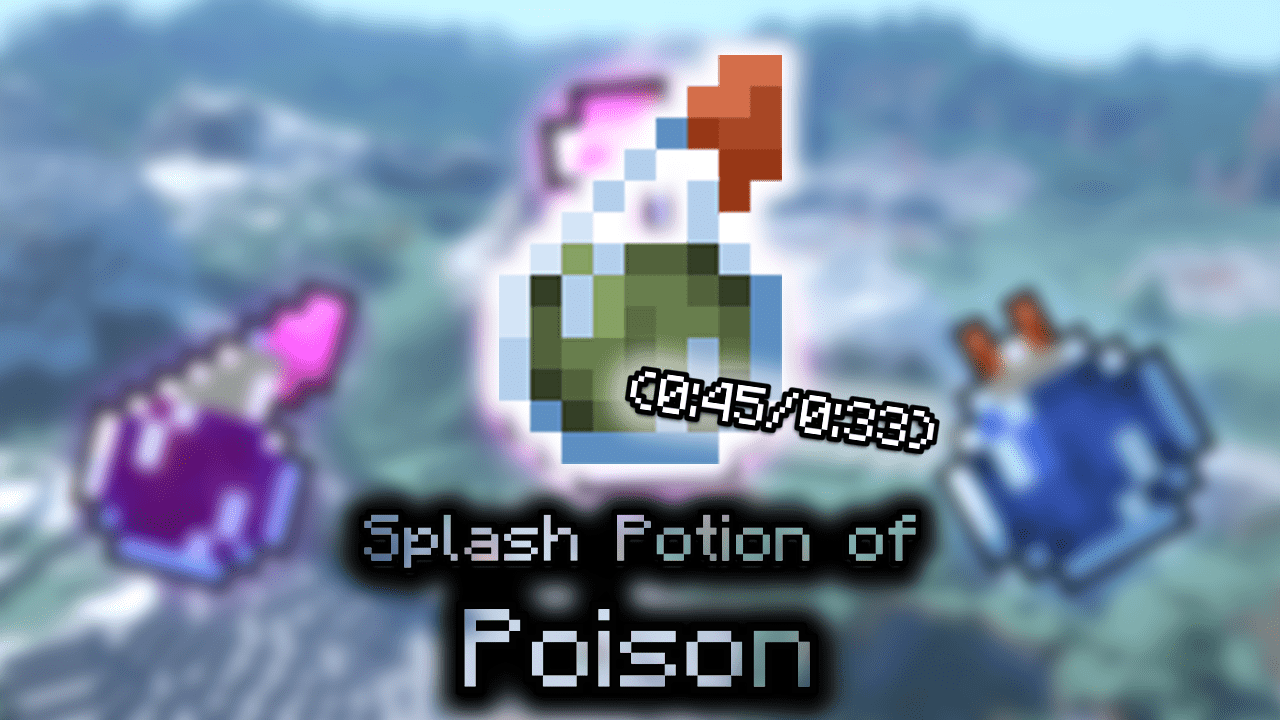 Splash Potion Of Poison Wiki Guide Minecraft Net