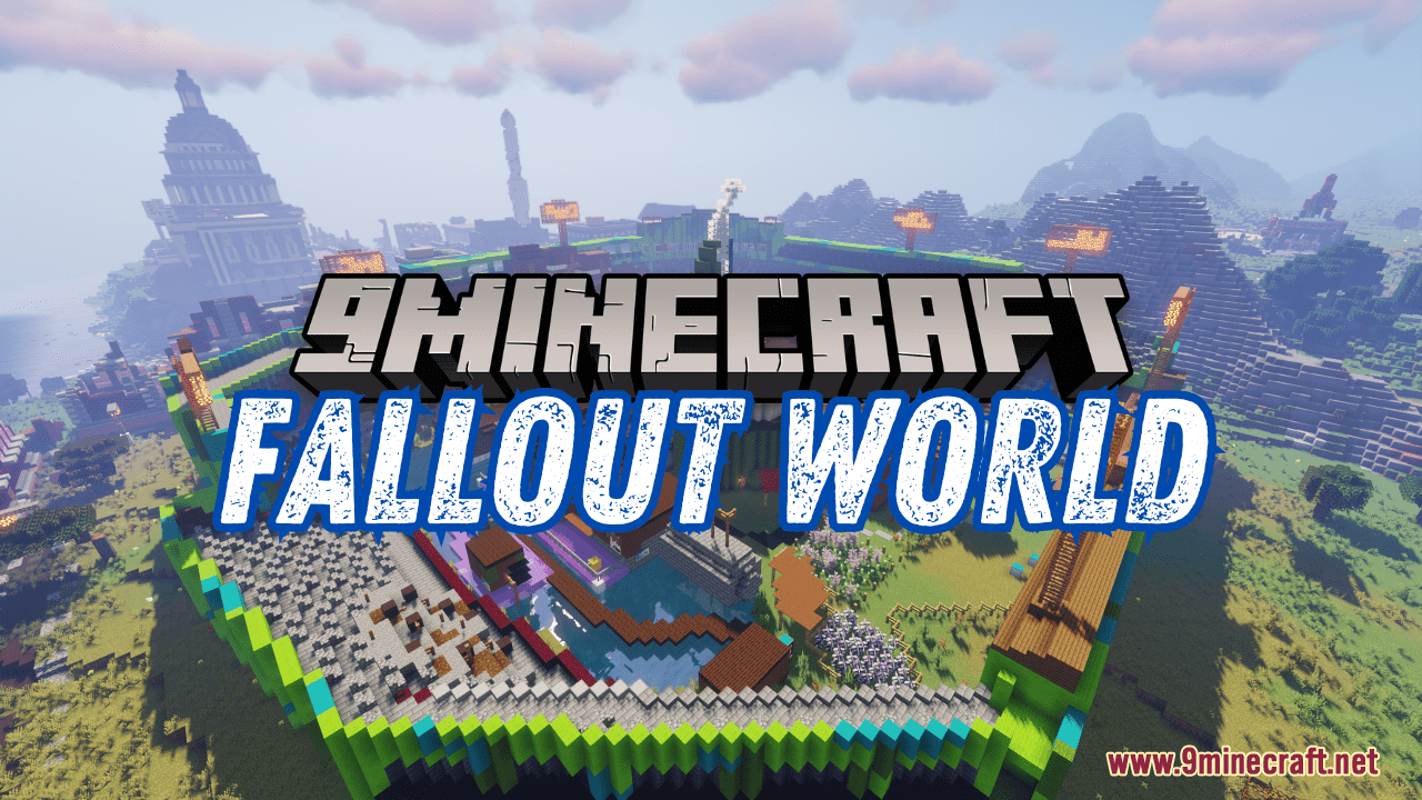 Fallout World Map (1.21.1, 1.20.1) - Epic Post-Apocalyptic Adventure -  9Minecraft.Net