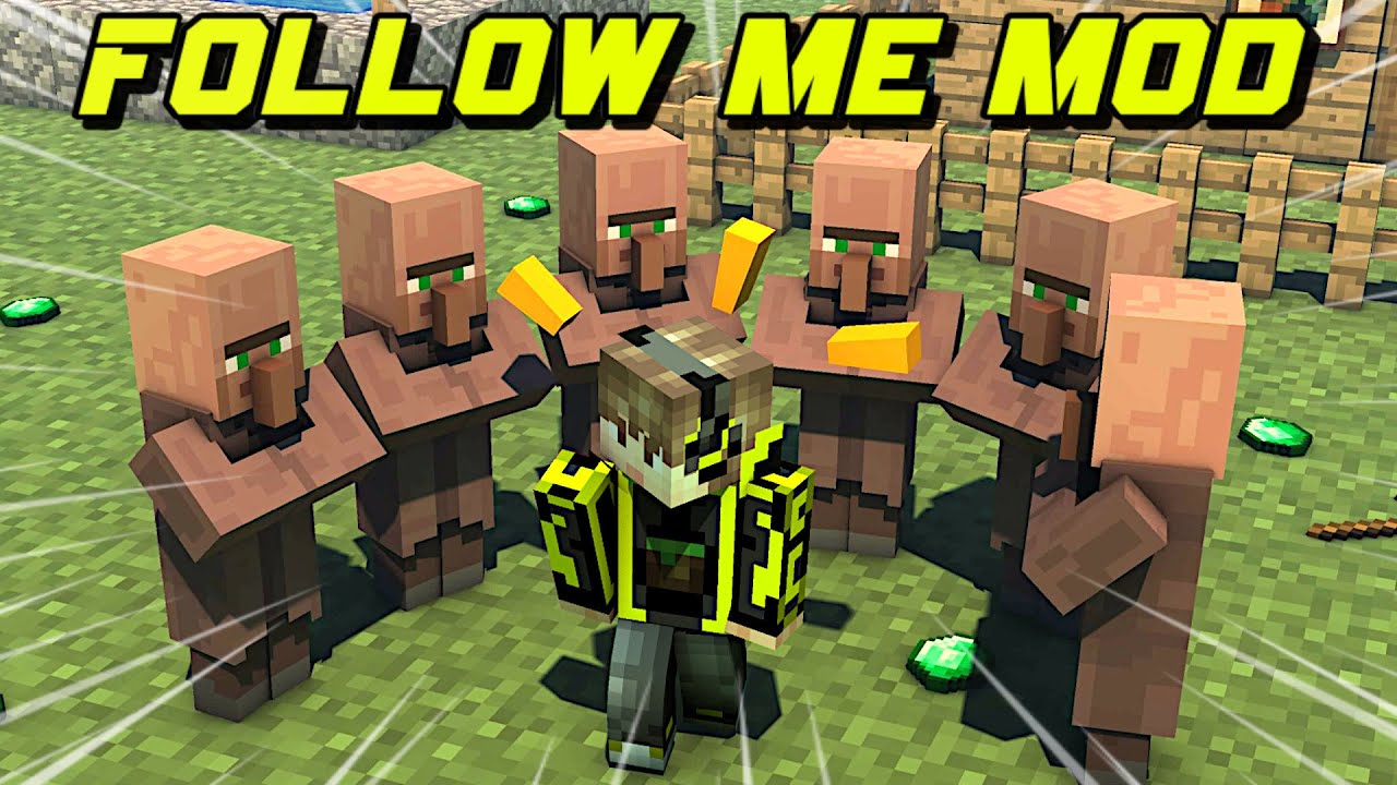 Follow Me Mod (1.20.1, 1.19.2) - Force Entities to Follow You -  9Minecraft.Net