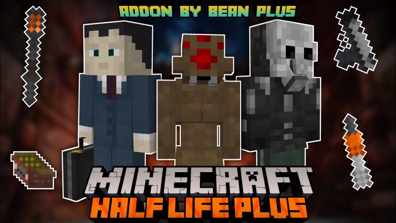 HalfLife Plus Addon (1.20, 1.19) - MCPE/Bedrock Mod - 9Minecraft.Net