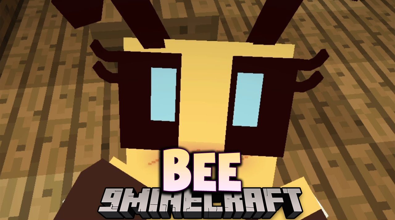 Bee Mod (1.12.2) - Golden Bee Girl with Her Chest - 9Minecraft.Net