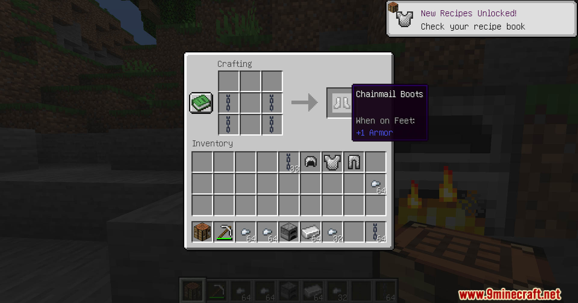 Chainmail Armor Craftable Minecraft Data Pack