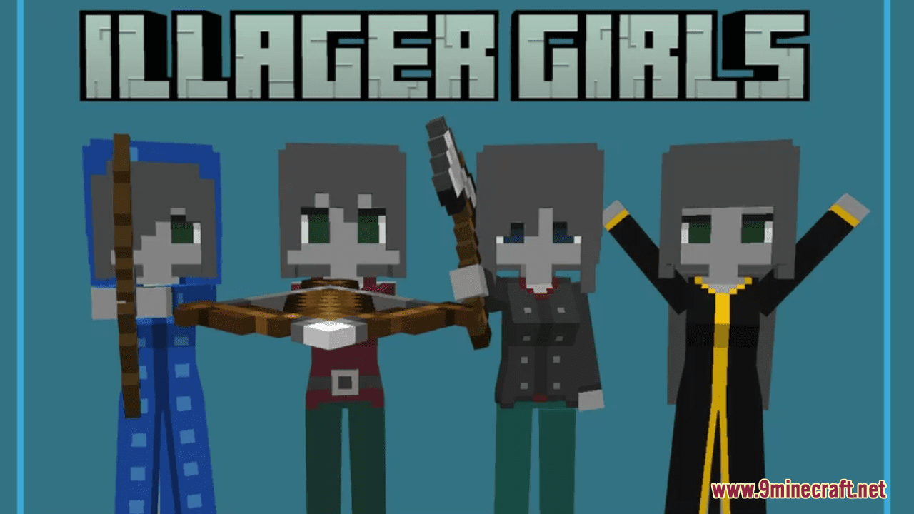 Illager Girls Resource Pack (1.20.6, 1.20.1) - Texture Pack - 9Minecraft.Net