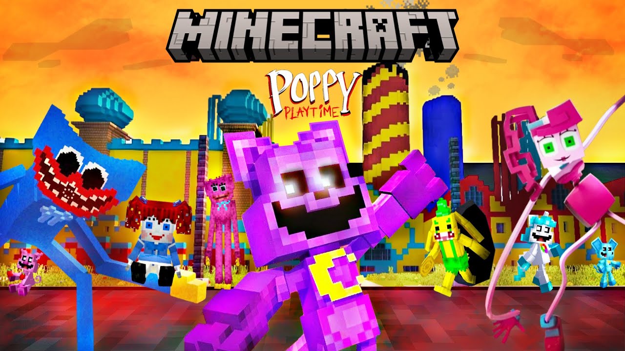 Poppy Playtime Mod (1.12.2) - New Monsters from Horror Video Game -  9Minecraft.Net