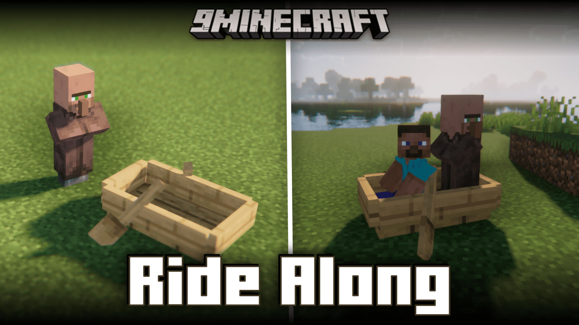 Ride Along Mod (1.20.1, 1.19.2) - Large Mobs Carry Small Mobs -  9Minecraft.Net