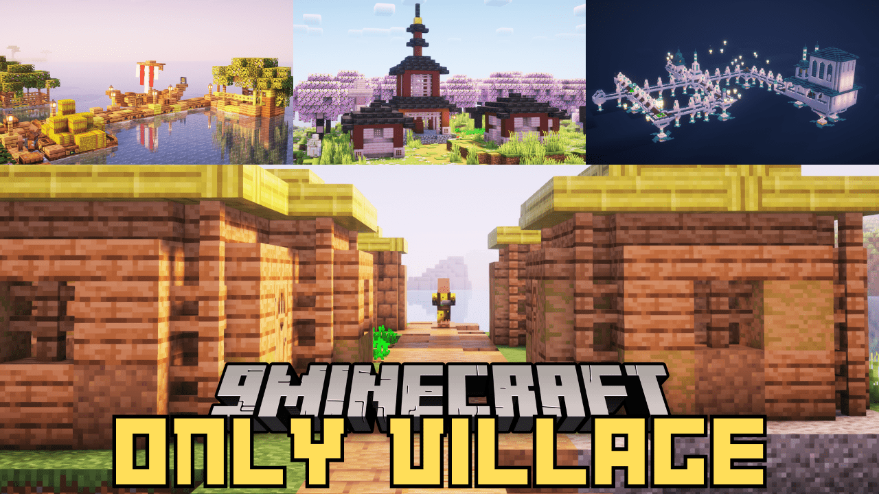 Only Village Mod (1.20.6, 1.20.4) - Small Version of Katters Structures -  9Minecraft.Net