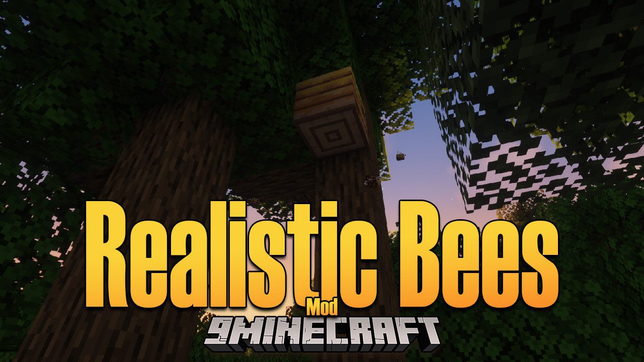 Realistic Bees Mod (1.21, 1.20.1) - Adding Realism to the Bees -  9Minecraft.Net