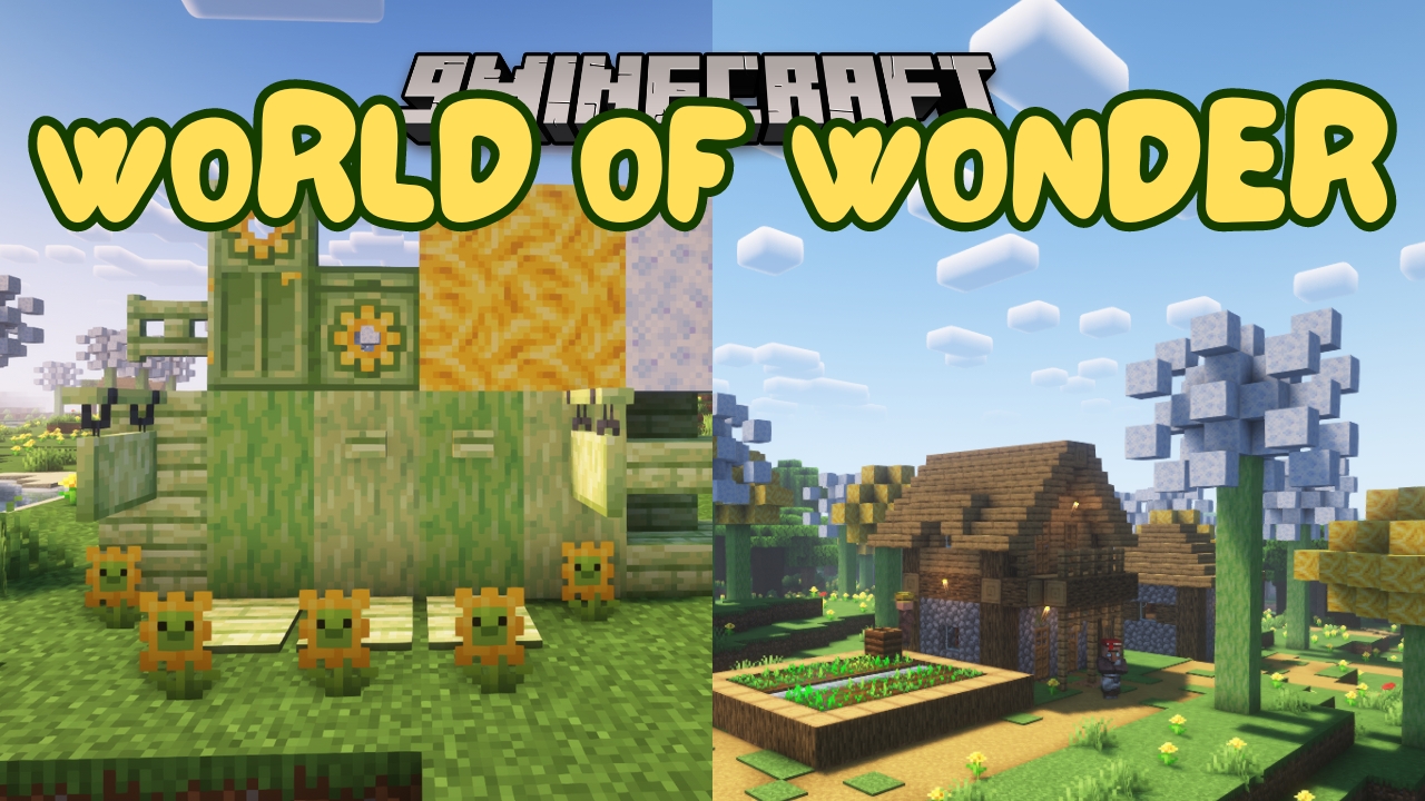 World of Wonder Mod (1.20.1, 1.16.5) - Dandelion Fields Biome ...